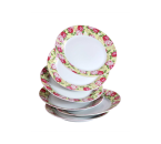 BA16 Mawar 6 Pcs Piring Makan 10.5 inch (26.6 cm)